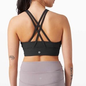 Lululemon Energy Bra High Neck Long Line *Medium Support, B-D Cup
Black Size 4